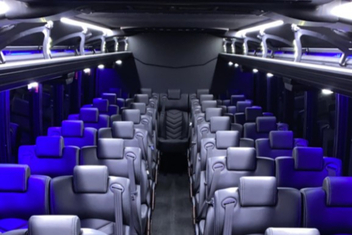San Bernardino Charter Bus Interior