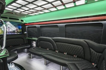 San Bernardino Sprinter Party Bus Interior
