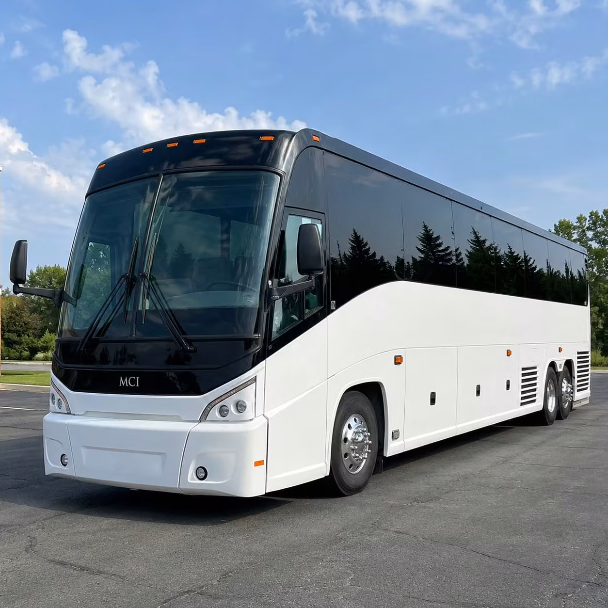 charter buses for large san bernardino weddings with 100 guests