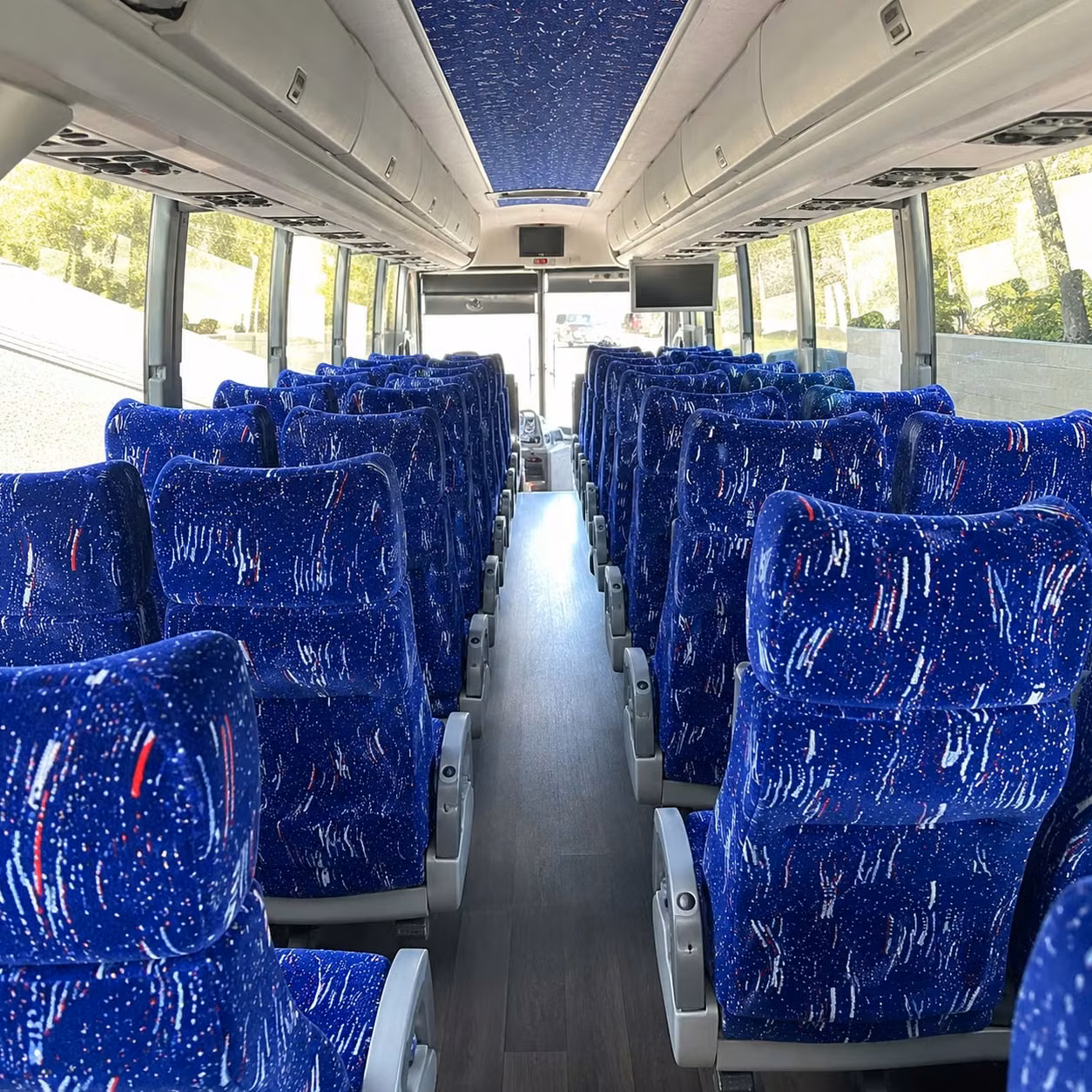 san bernardino charter bus interior